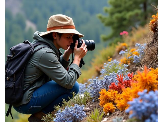 Nature photography and pigment documentation expedition