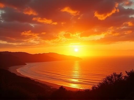 Sunset ochre themed travel package